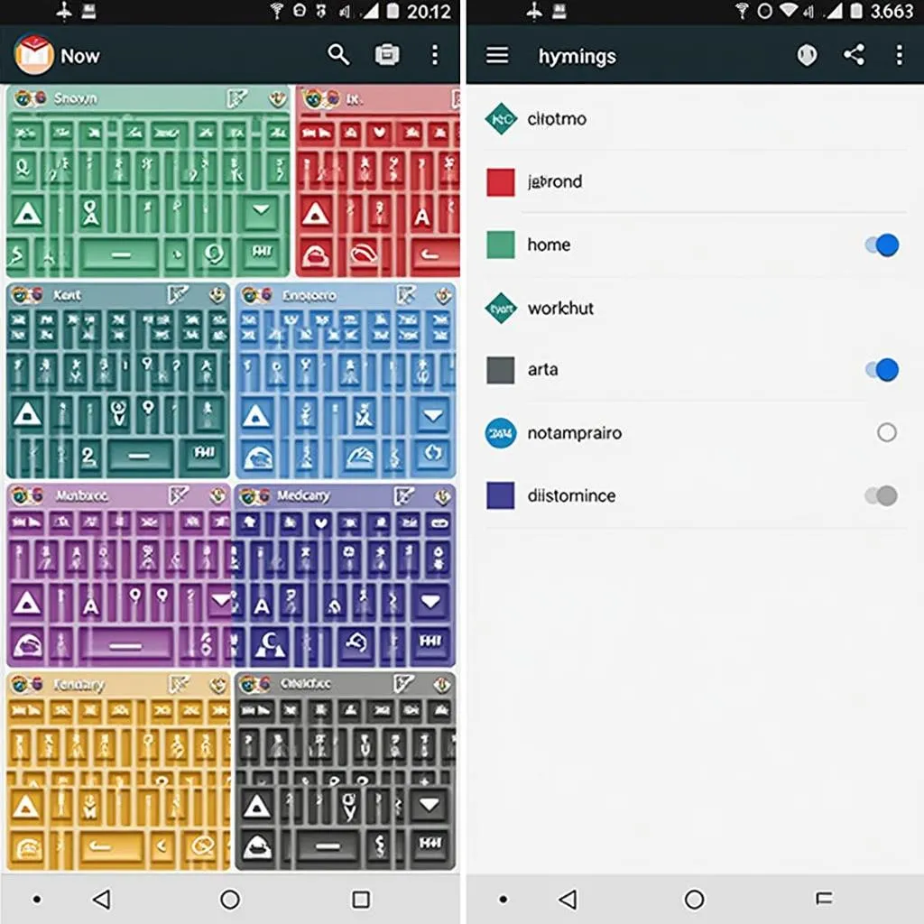 Android Keyboard Color Options