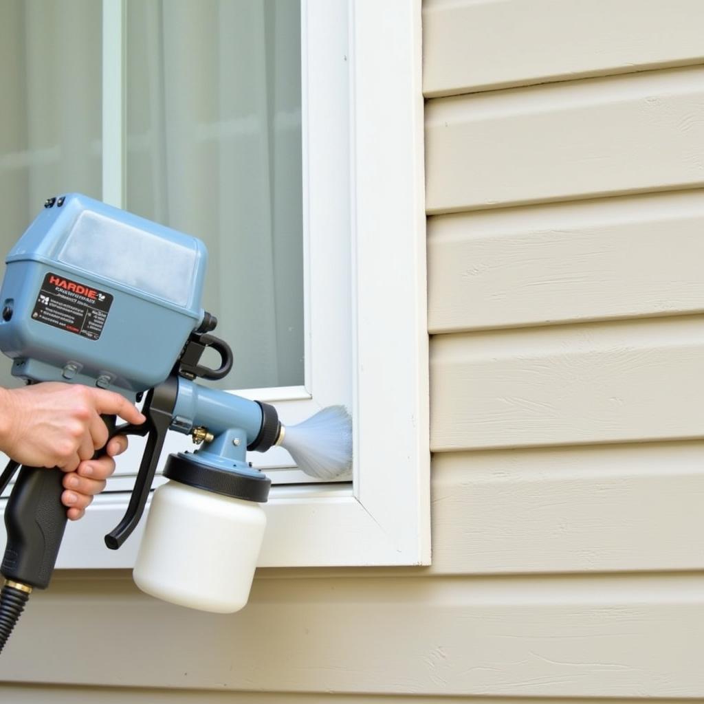 Applying Paint to Hardie Board Siding