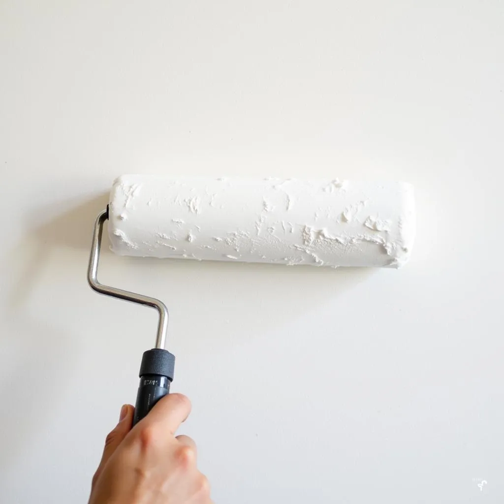 Applying Primer to Wall