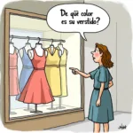 Asking about dress color in spanish