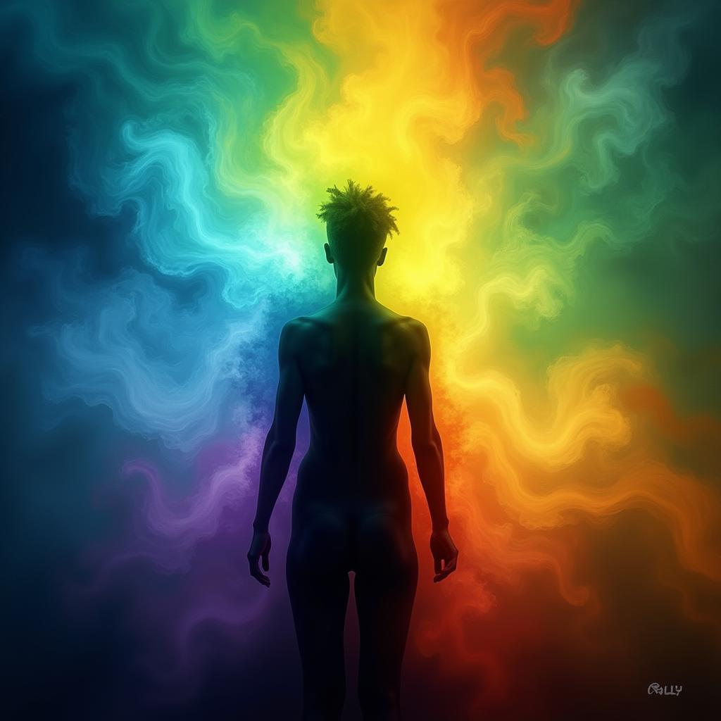 Visual Representation of Aura Colors