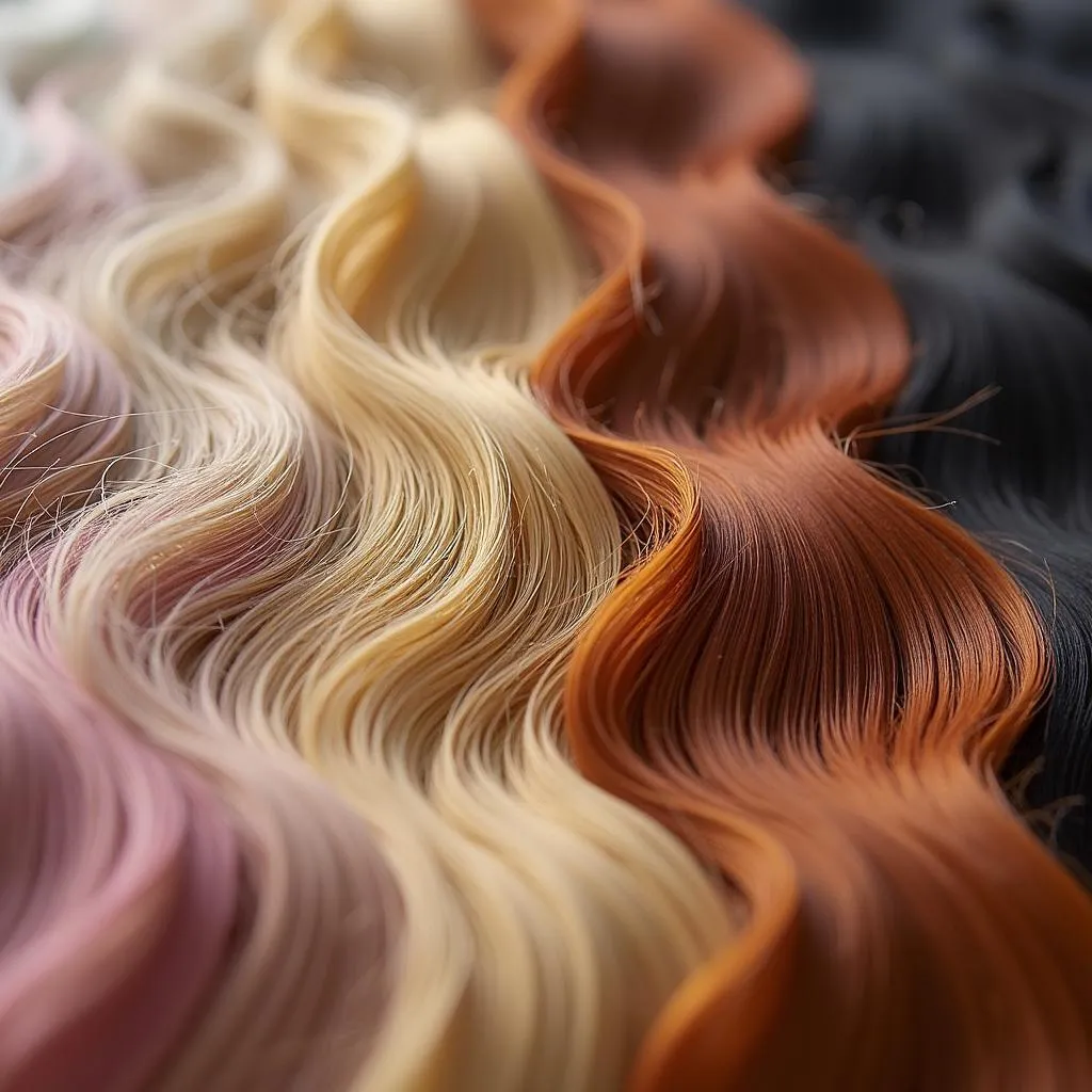 Aveda hair color swatches