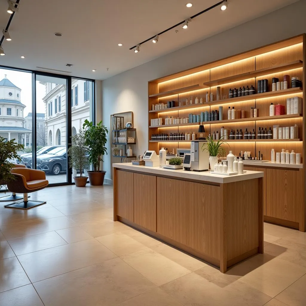 Aveda salon interior