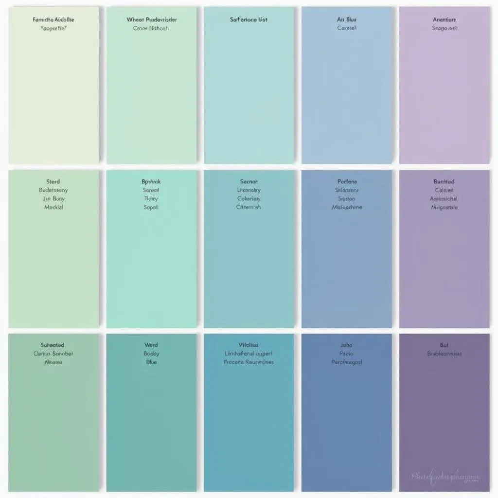 Sleep-Inducing Bedroom Color Palette