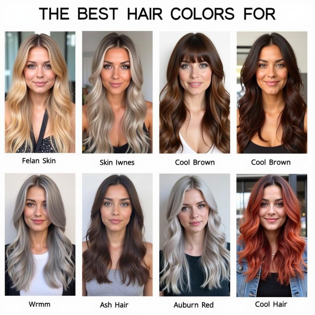 Best Hair Colors for Different Skin Tones