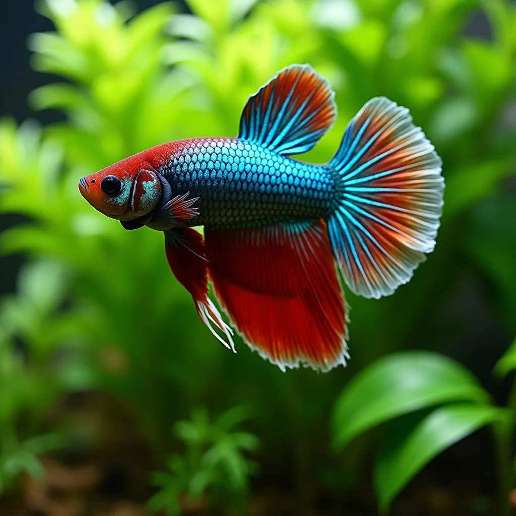 Betta in a Planted Tank