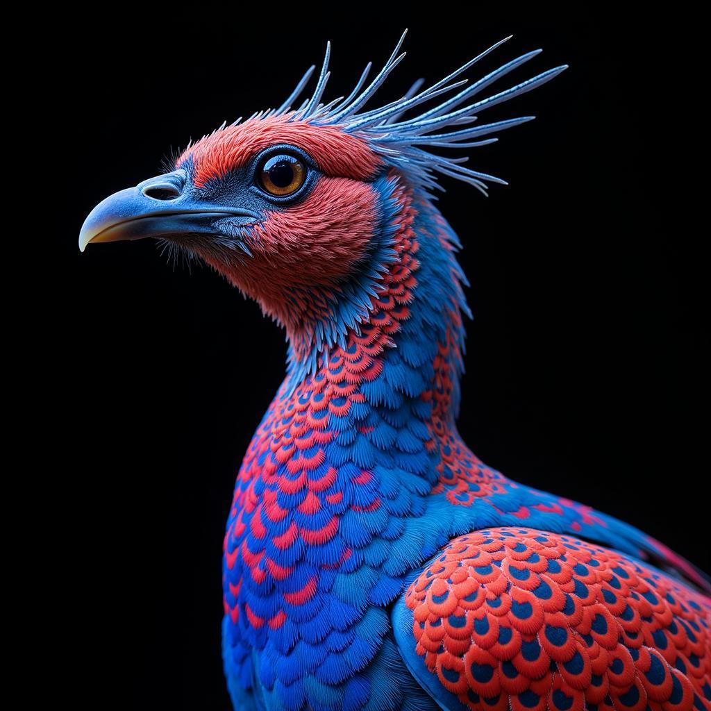 Bird Plumage Under UV Light