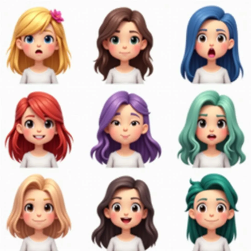 Bitmoji Hair Color Ideas