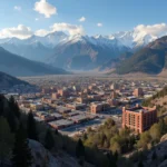 Panoramic View of Casinos in Black Hawk Colorado