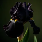 Black Iris Flower