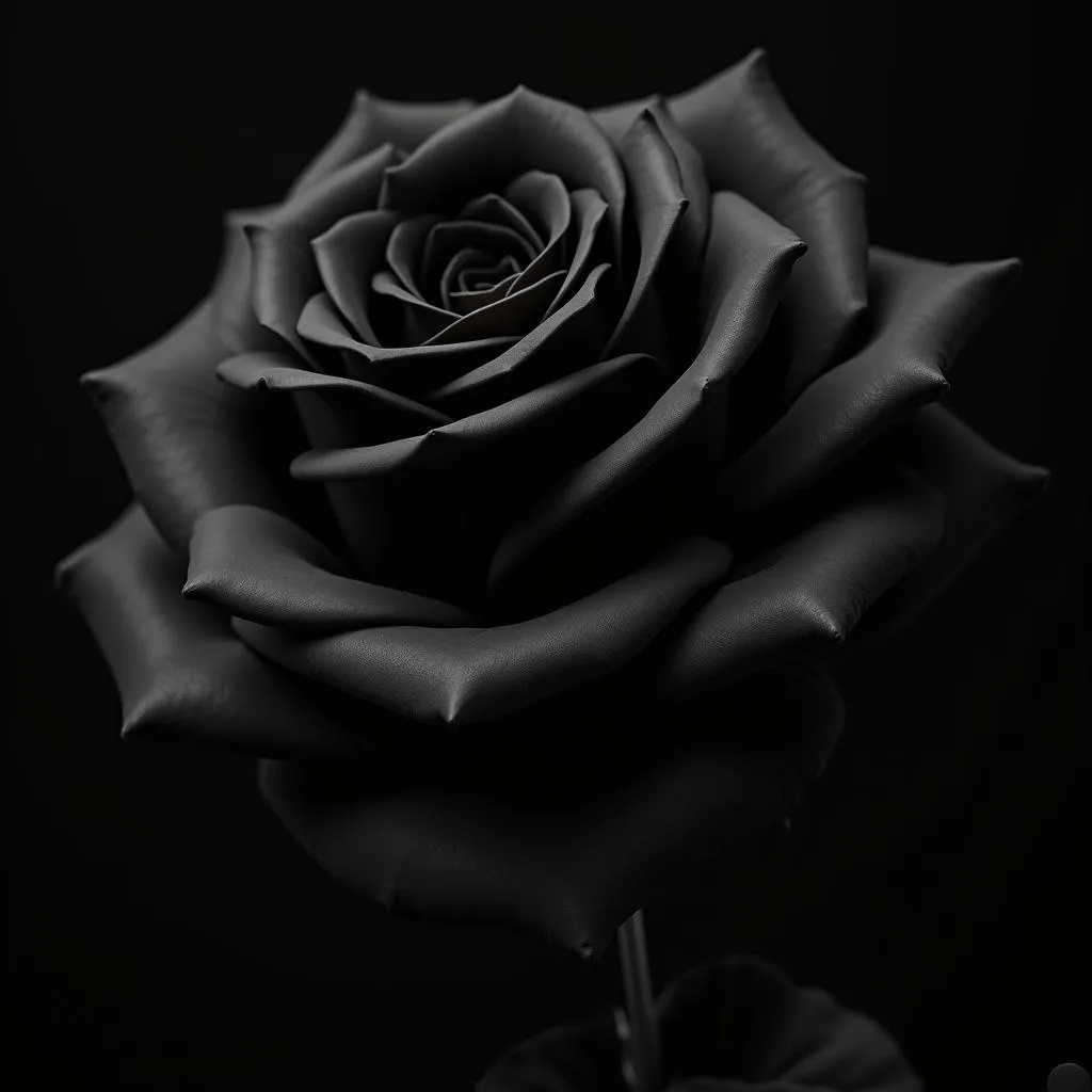 Black Roses: Elegance, Mystery, and Death