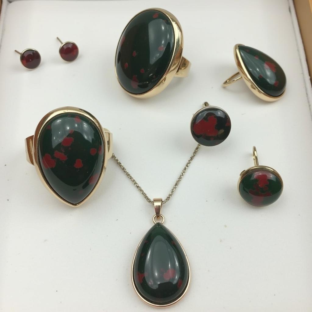 Bloodstone Gemstone Jewelry