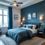 Calming Blue Bedroom