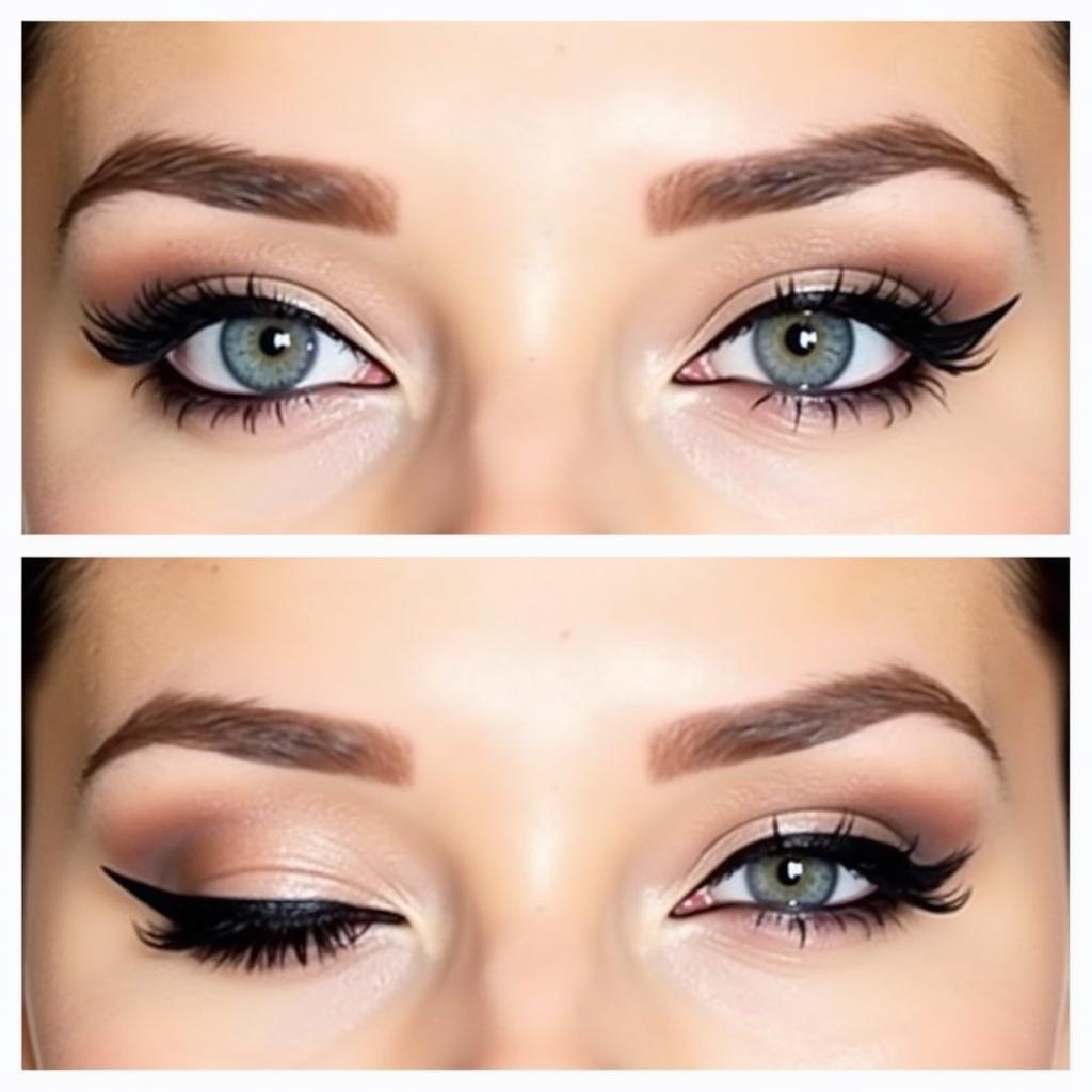 Different Eyeliner Styles for Blue Eyes