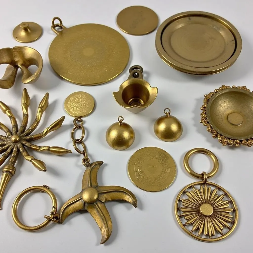 Heat-treated brass objects