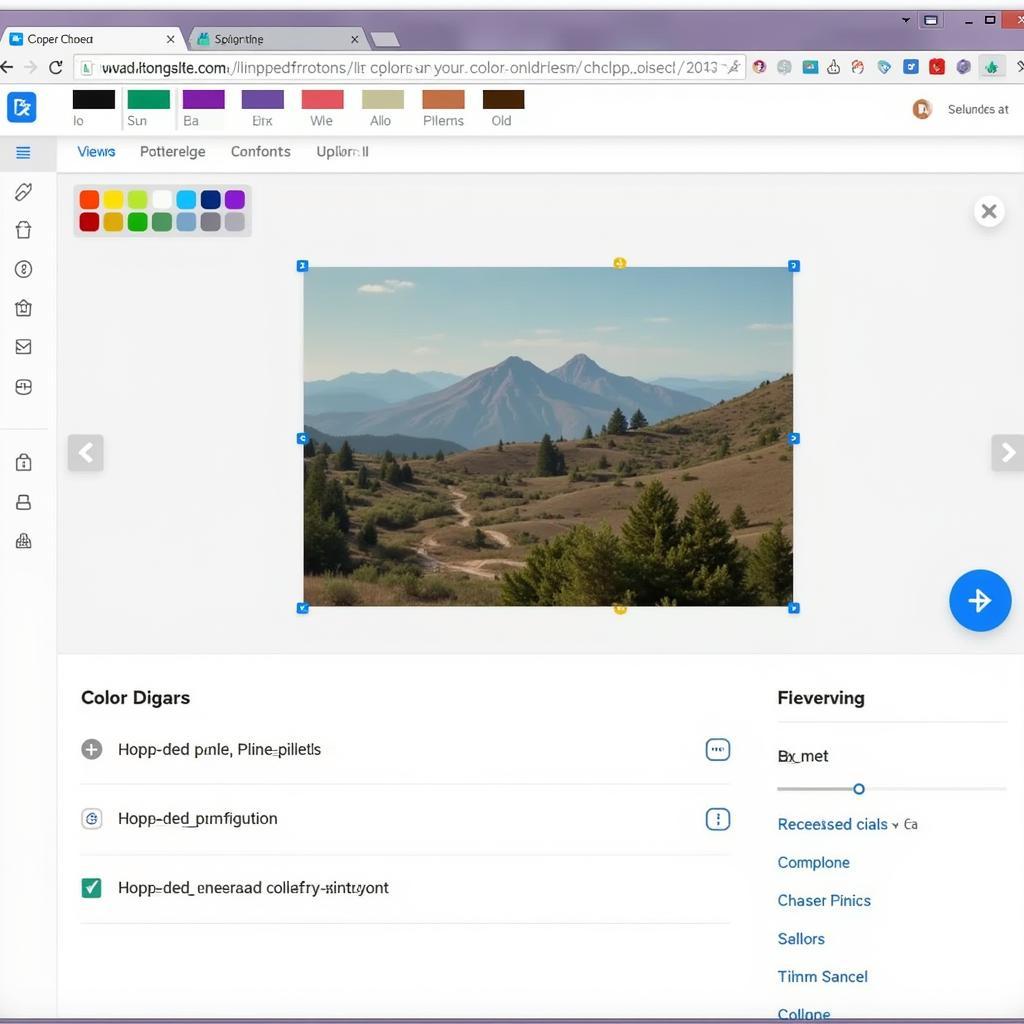 Color Picking with a Browser Extension