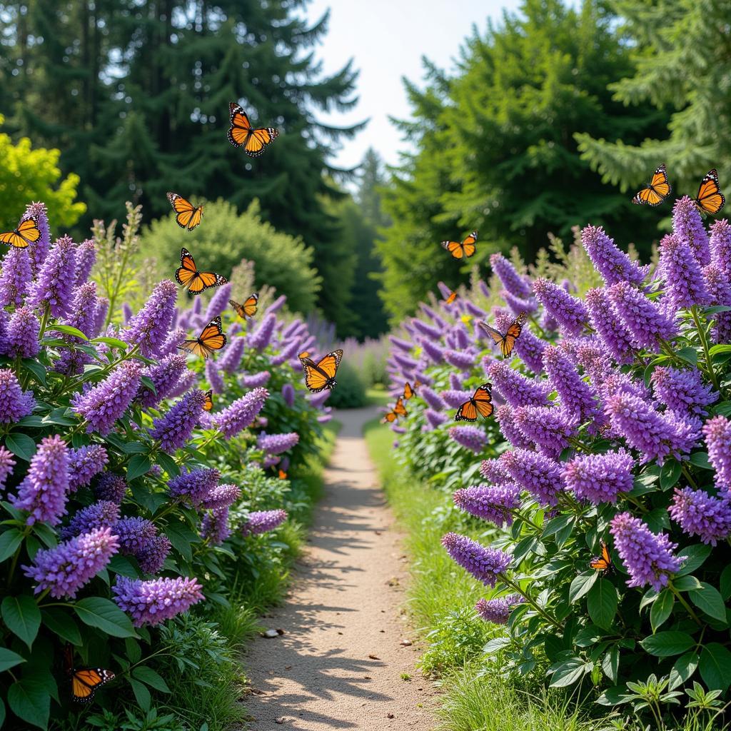 Butterfly Bush Garden Design