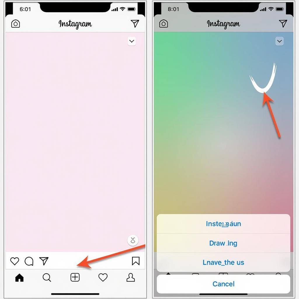 Changing background color on IG Story with drawing tool