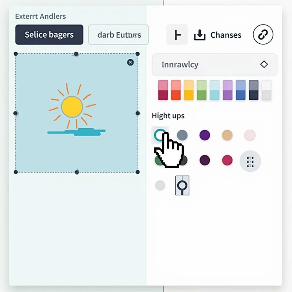 Changing Image Color Using Canva's Palette