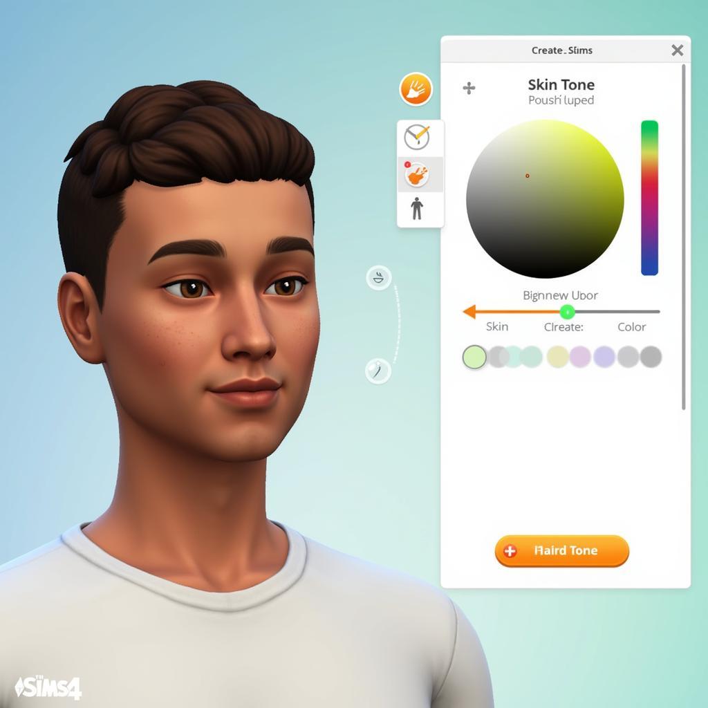 Changing Skin Tone in CAS Mode in Sims 4