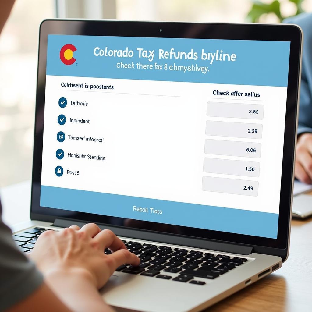 Checking Colorado Tax Refund Online