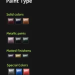 Selecting Car Paint in GT7