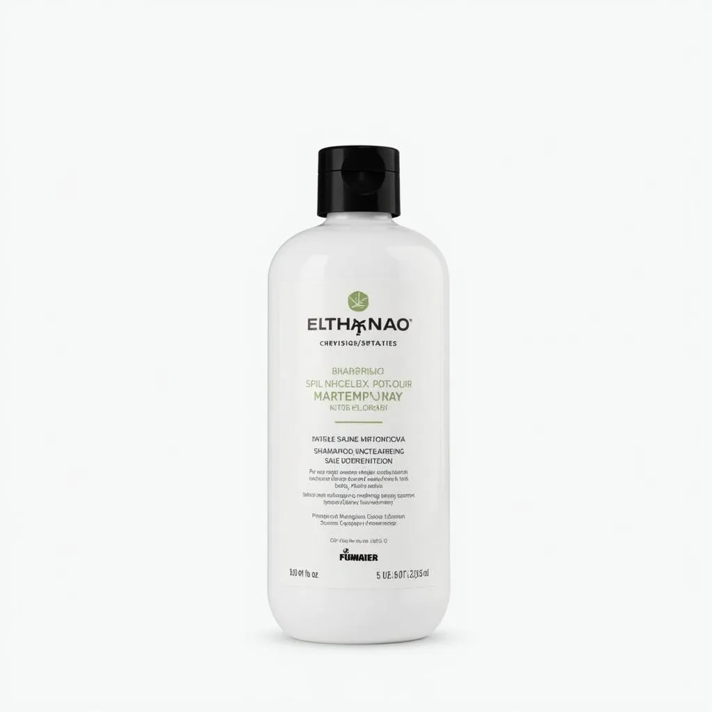 Clarifying shampoo bottle