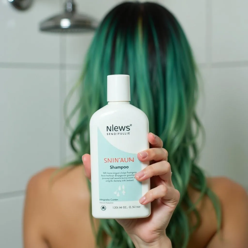 Clarifying Shampoo for Green Hair Removal