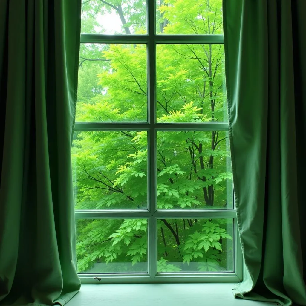 Clear Glass with a Green View