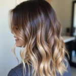 Example of color melt hair