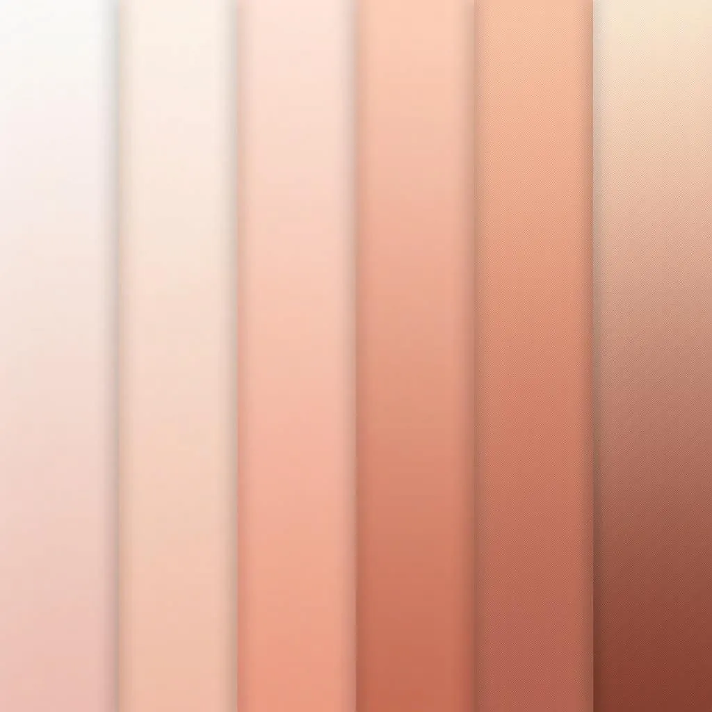 Rose Gold Color Palette