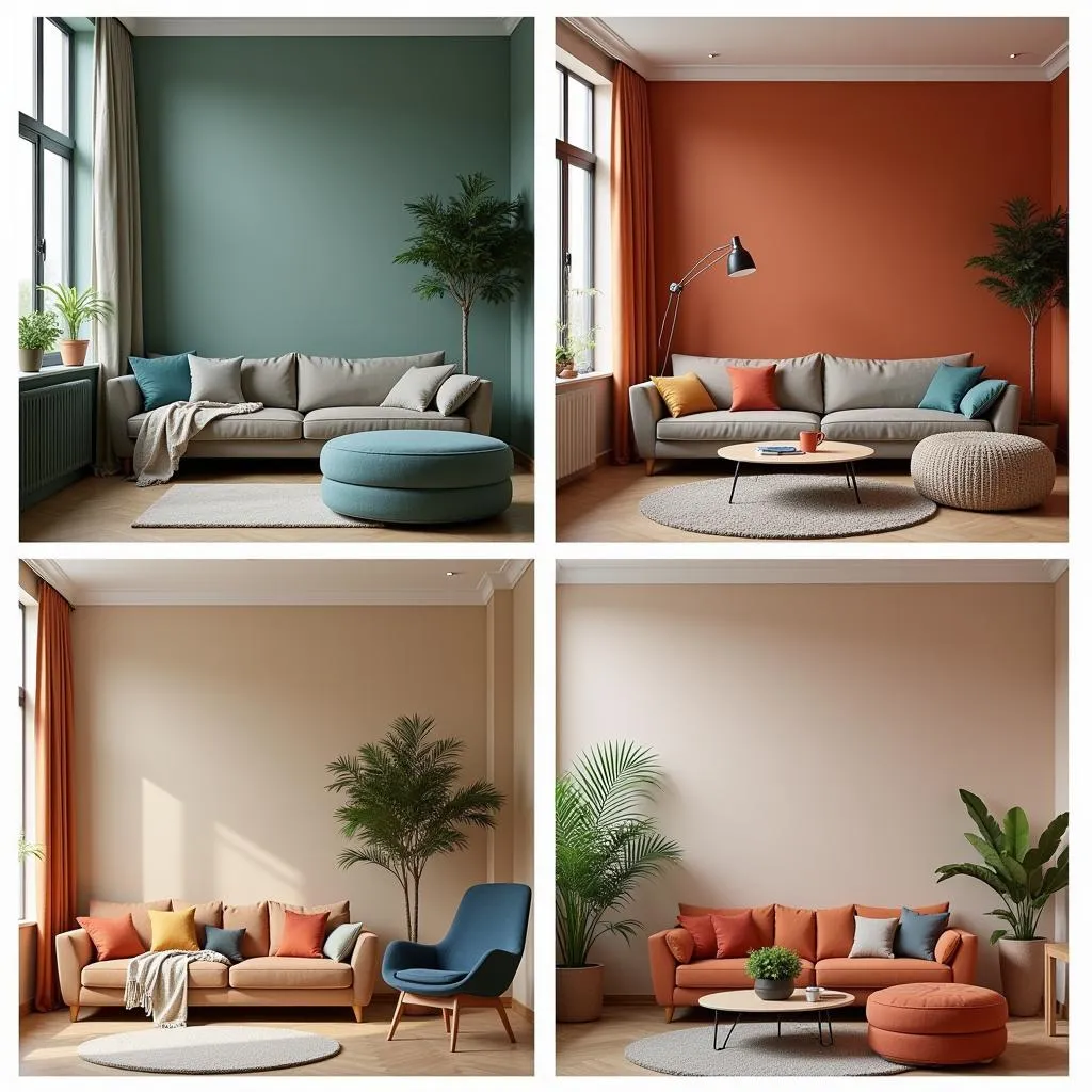 Examples of Interior Design Utilizing Color Psychology