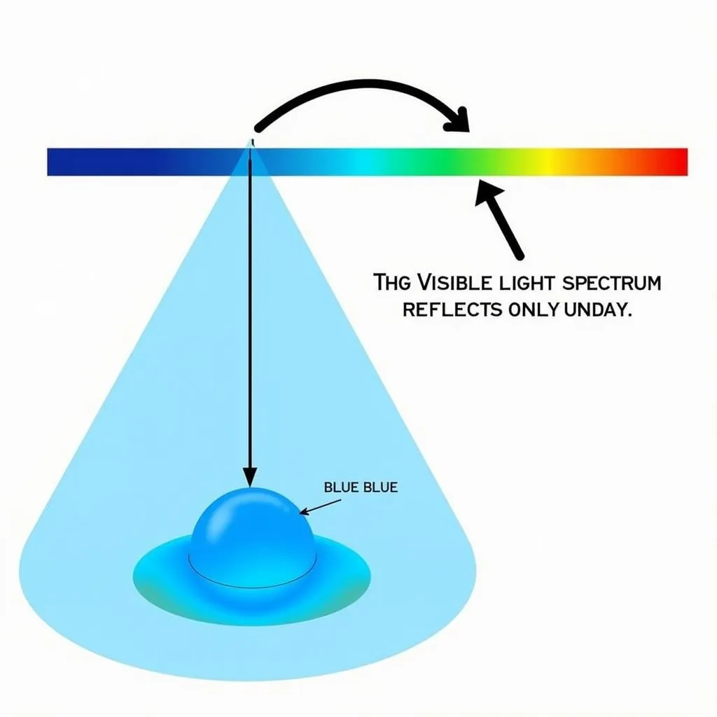 Color Spectrum and Blue Object