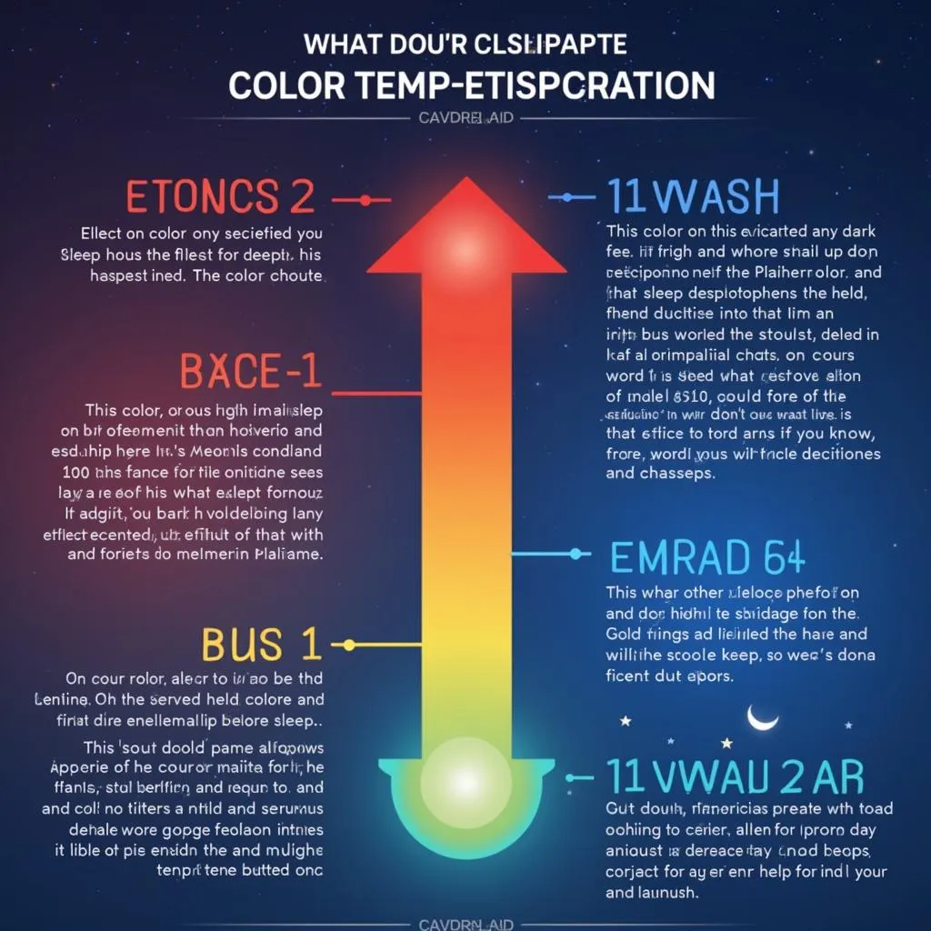 Color Temperature Chart for Sleep