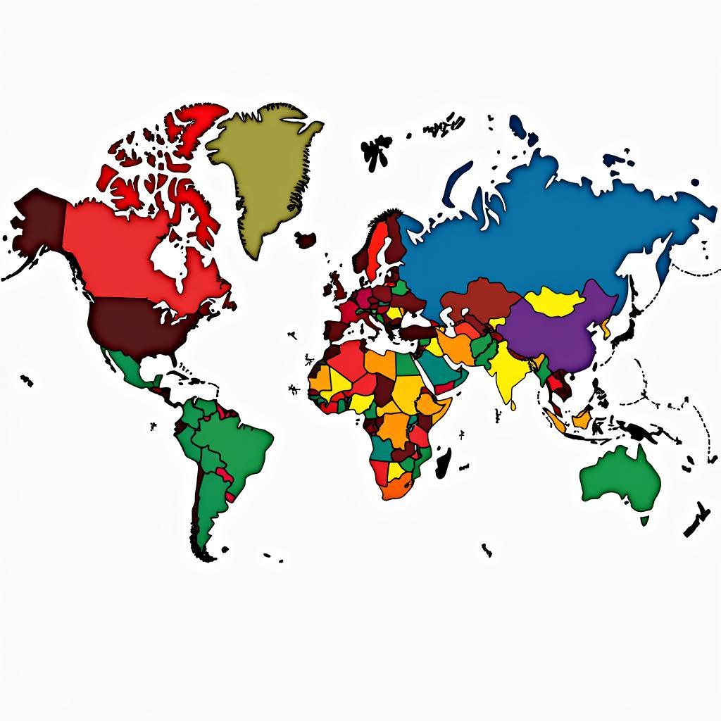 Color vs. Colour World Map