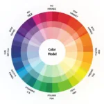 Color Wheel with Digital Representations