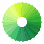 Color Wheel with Green Shades