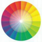 Color Wheel with Red and Green