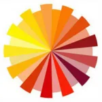 Color Wheel with Orange Variations