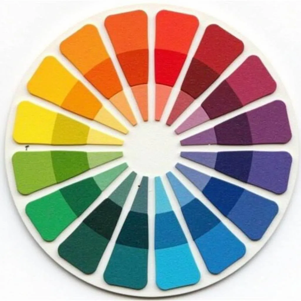 Color Wheel with Complementary Colors