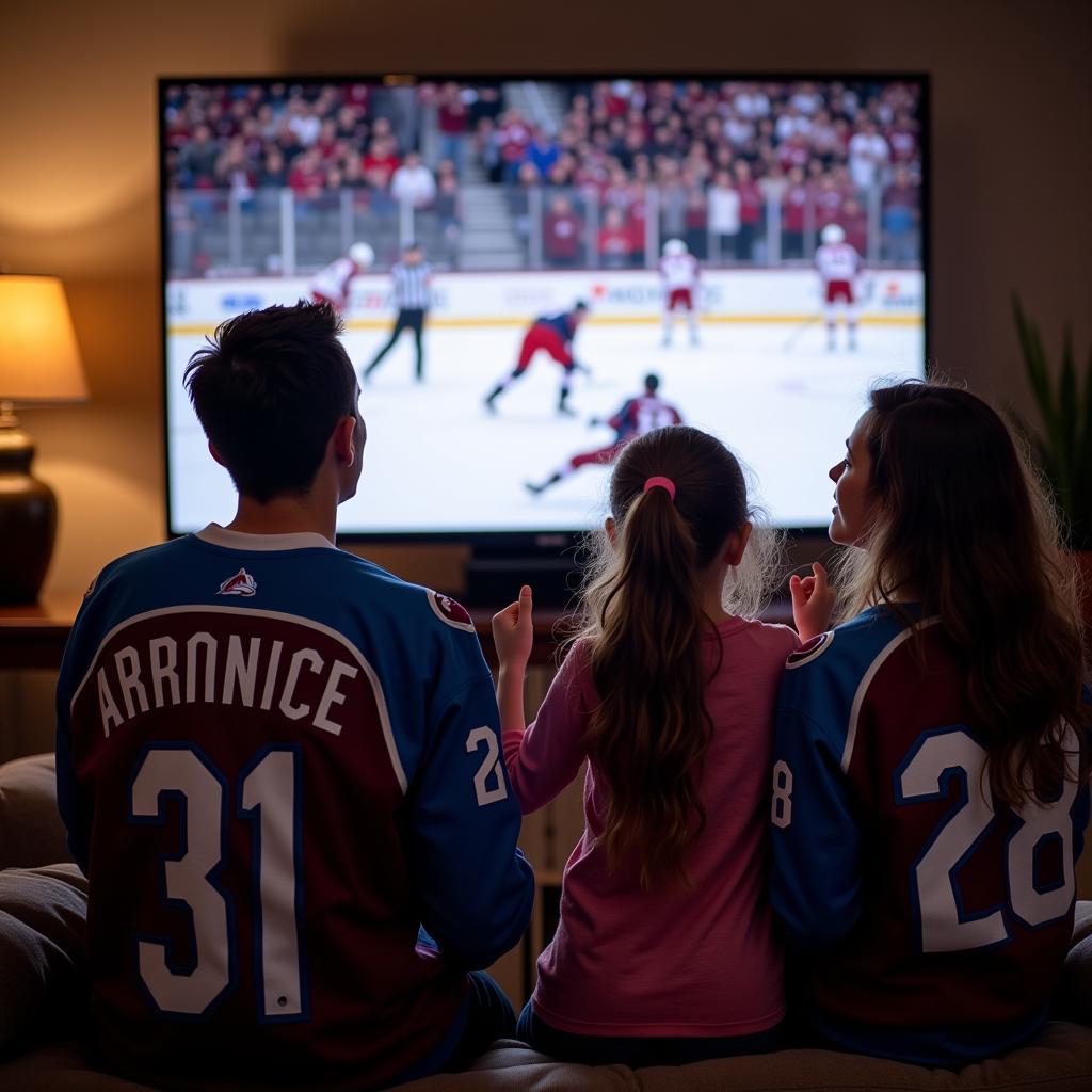 Watching Colorado Avalanche on Cable TV