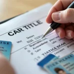 Car title transfer documents in Colorado