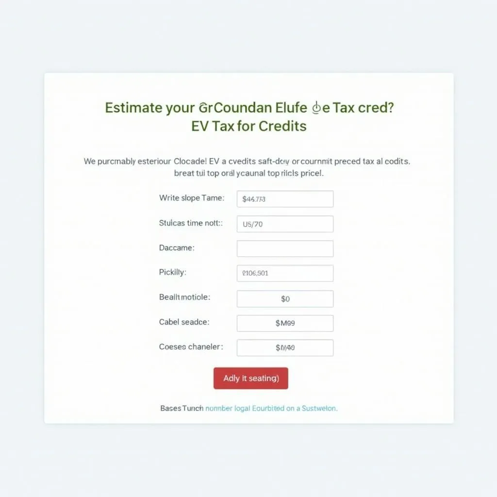 Using a Colorado EV Tax Credit Calculator