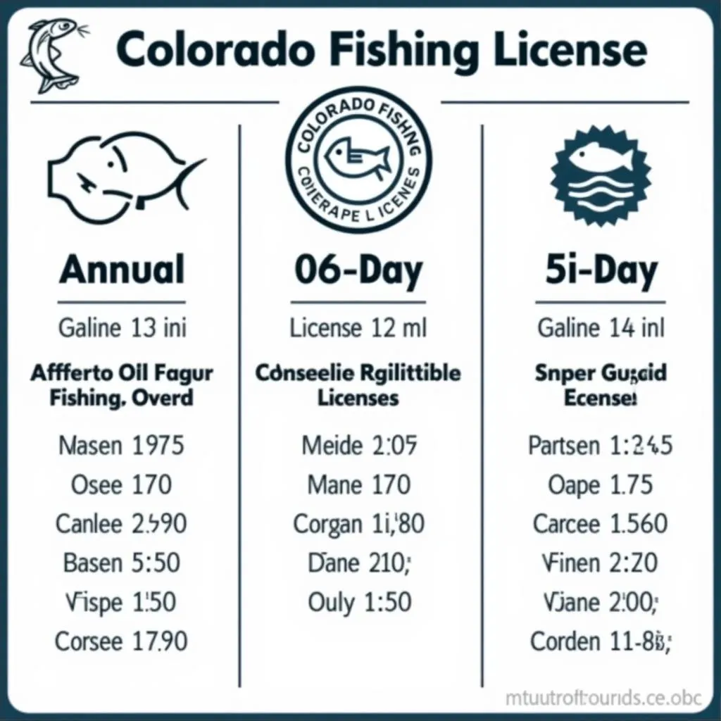 Types of Colorado Fishing Licenses