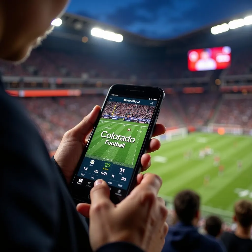 Live Colorado Football Scores on Mobile Phone