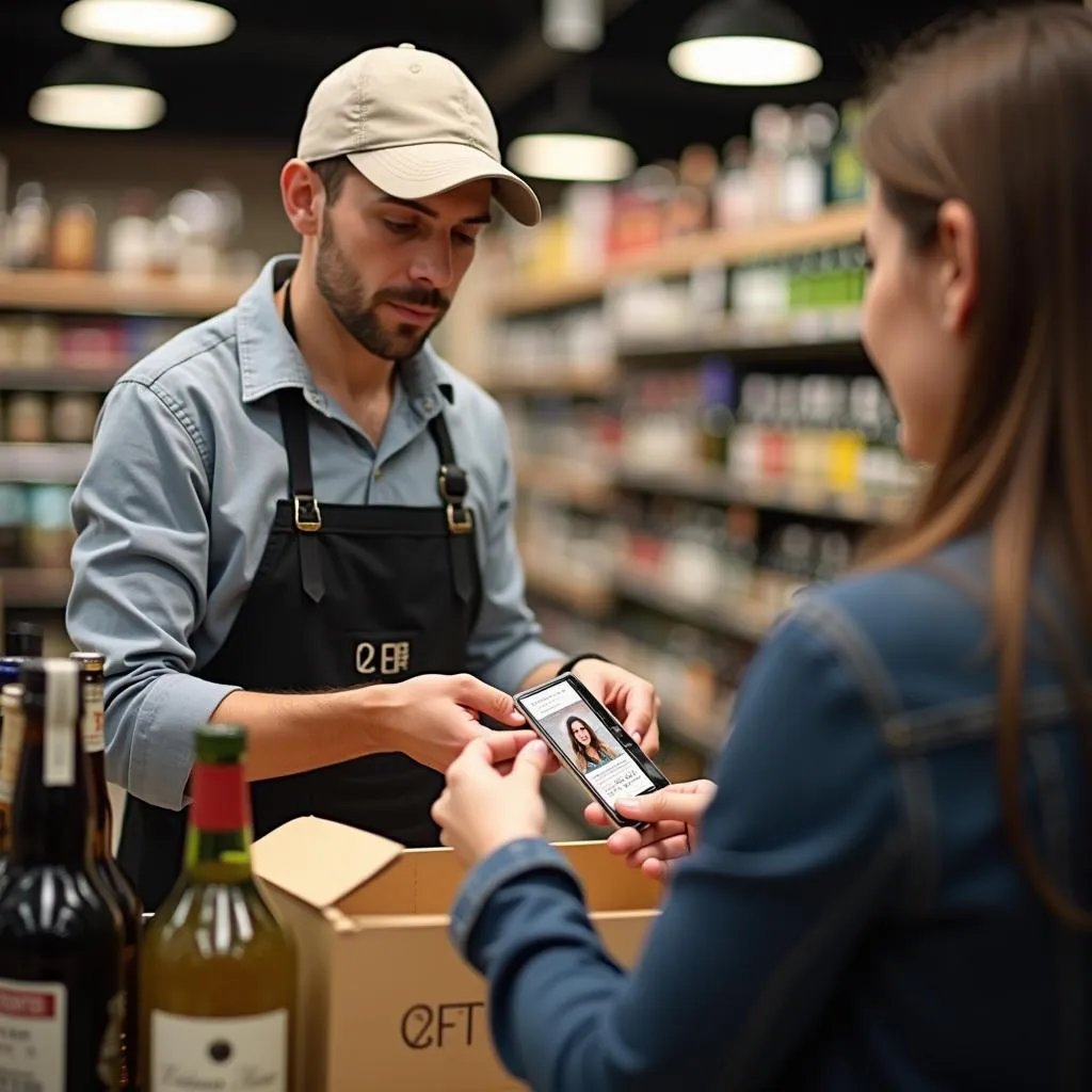 Checking ID for Liquor Purchase