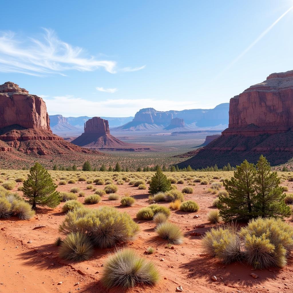 Colorado Plateau Desert Landscape