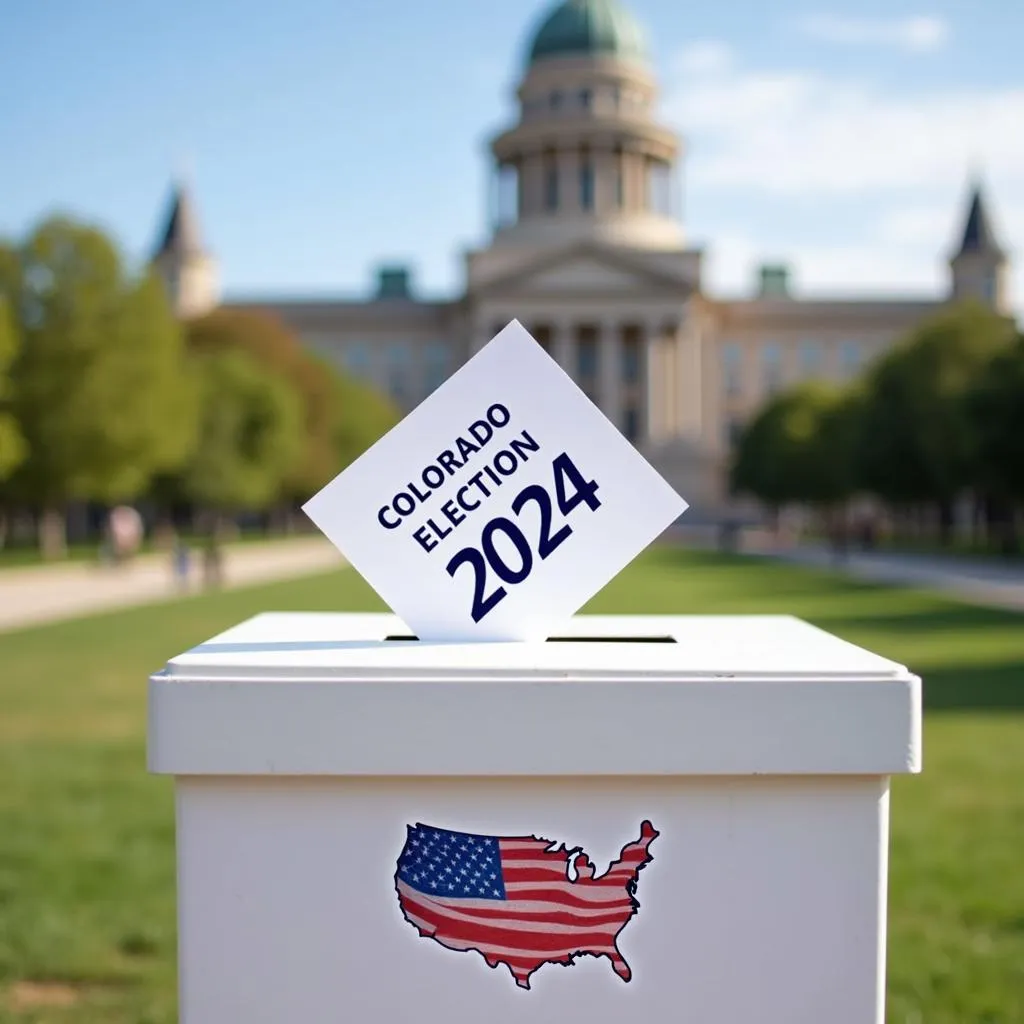 Colorado Primary Election Ballot Box