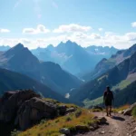 Colorado Trail Scenic Mountain View