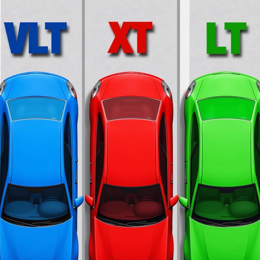 Comparing VLT Percentages of Different Colored Tints